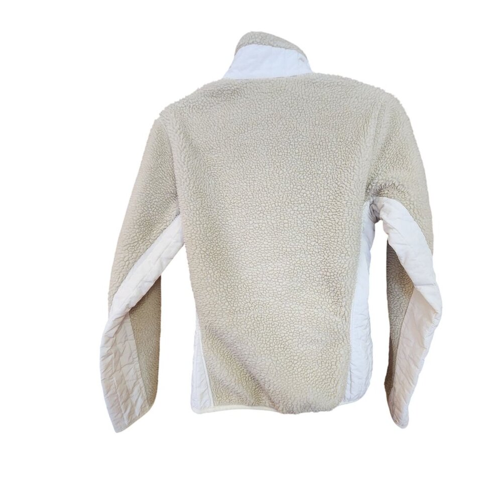 Vintage Patagonia Synchilla Nylon Blocked Polar Fleece Jacket womens size Small - Picture 2 of 4
